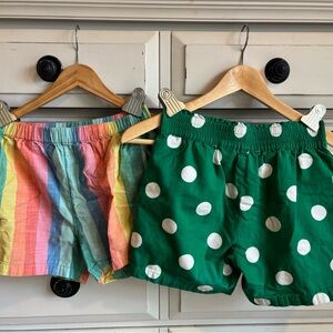 Hanna Woven Shorts Bundle (Rainbow and Polkadots) in EUC